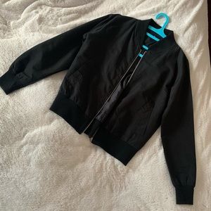 Missguided Black Bomber Jacket
